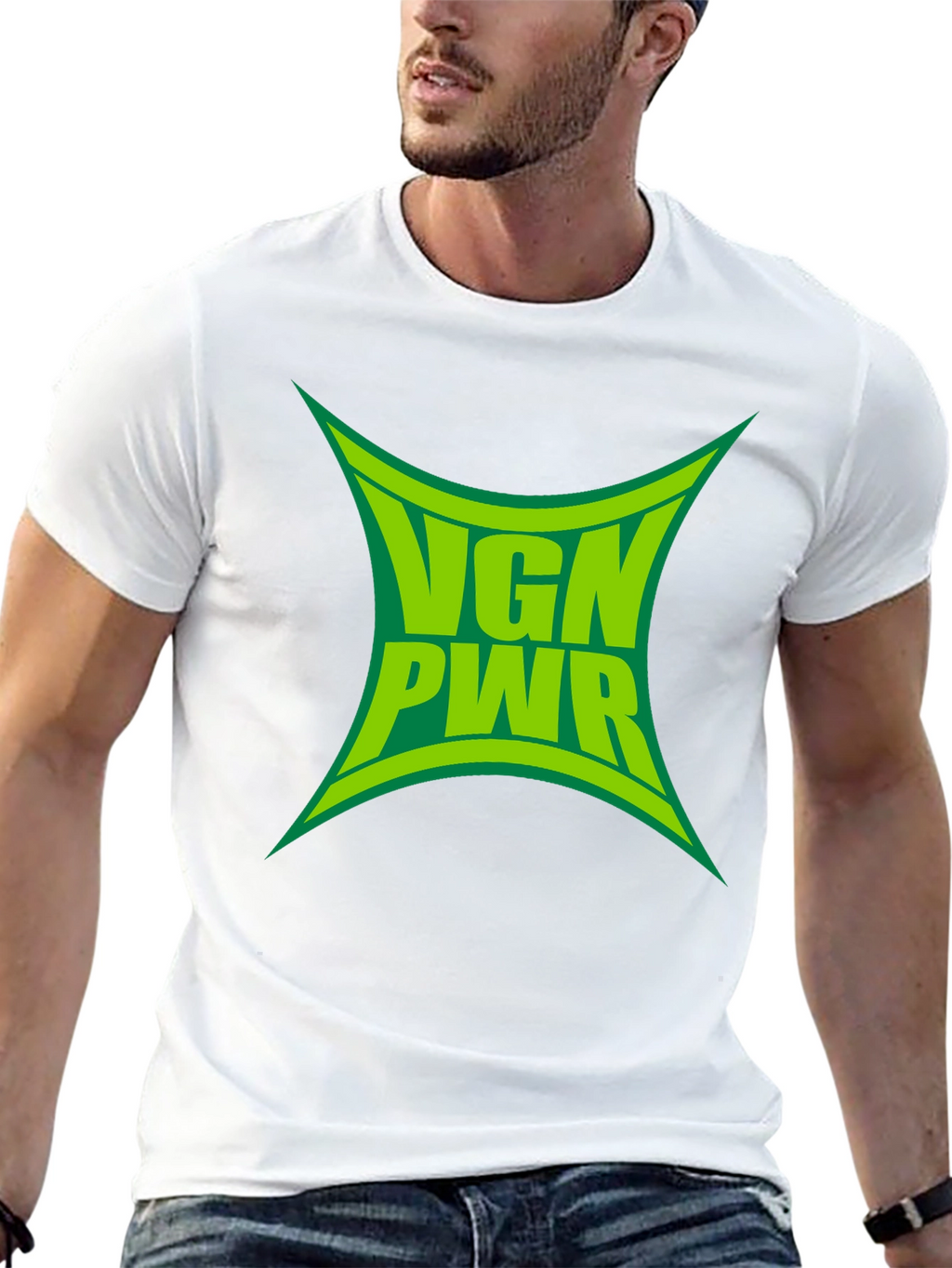 VGN PWR Graphic Tee - Vegan Power Black T-Shirt