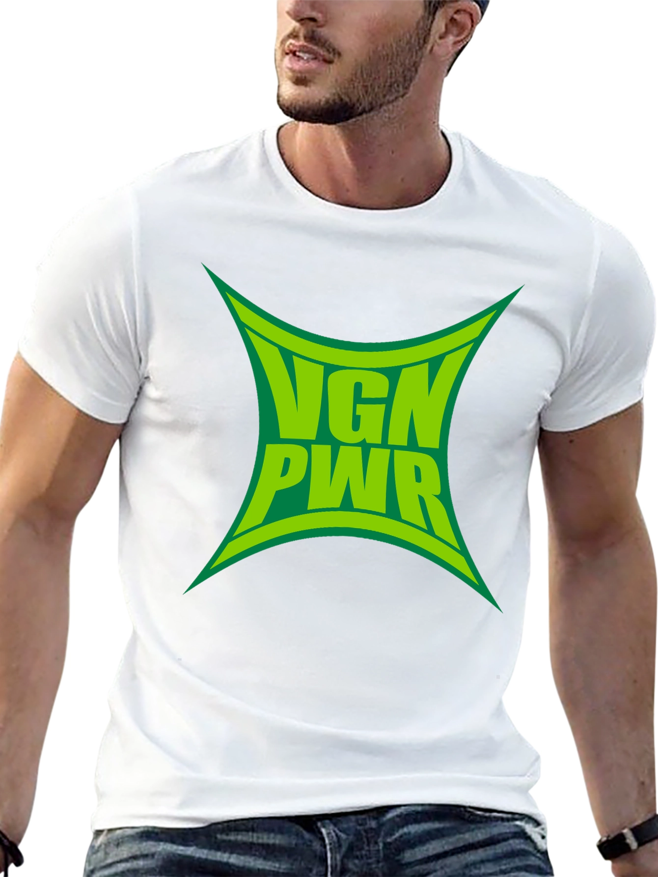 VGN PWR Graphic Tee - Vegan Power Black T-Shirt