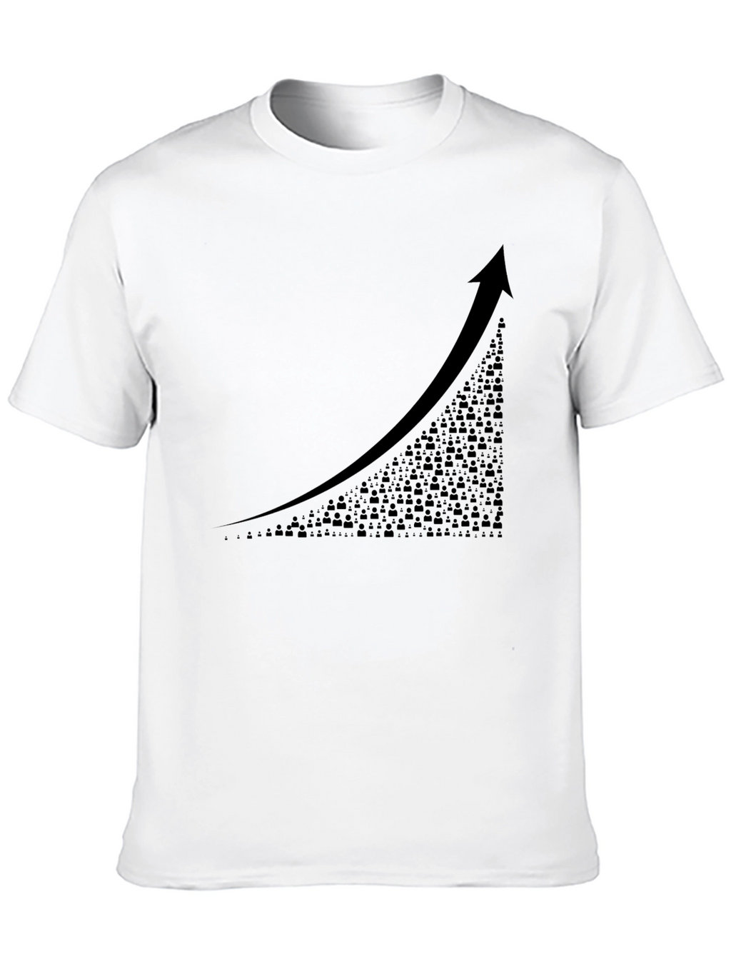 Trending Upward Tee - Success Graphic T-Shirt