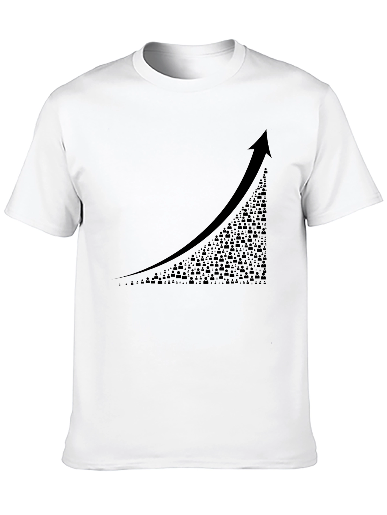 Trending Upward Tee - Success Graphic T-Shirt