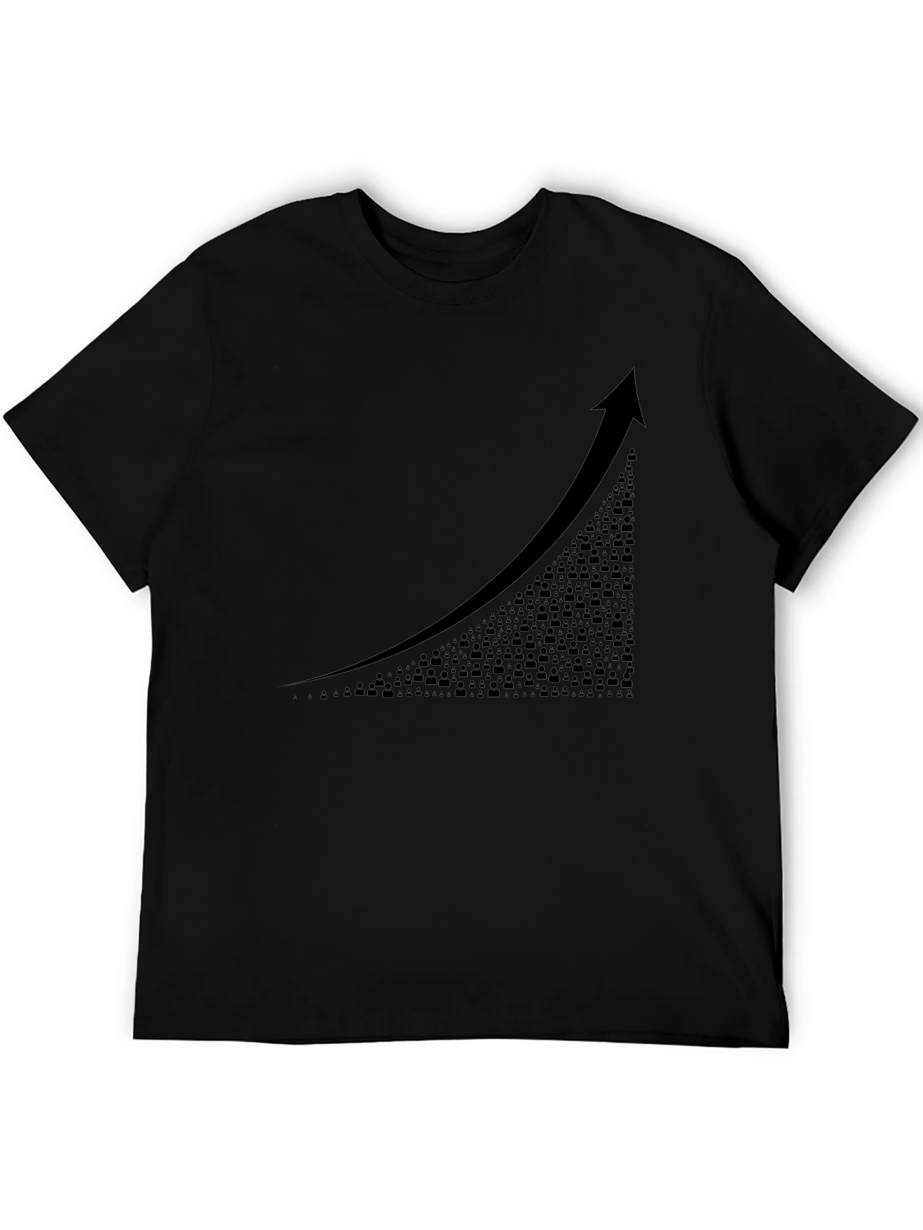 Trending Upward Tee - Success Graphic T-Shirt