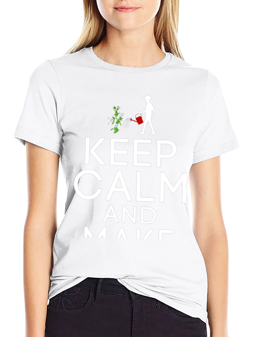Keep Calm & Make T-Shirt | Gardener Gift