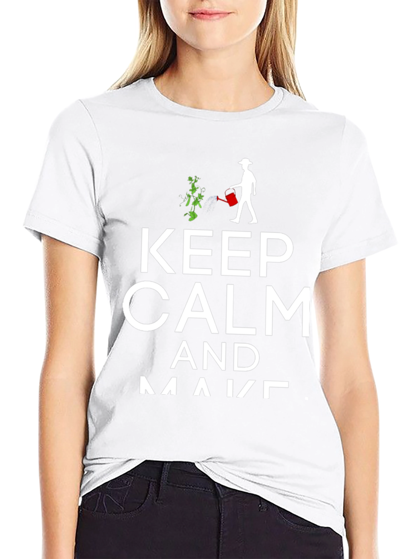 Keep Calm & Make T-Shirt | Gardener Gift