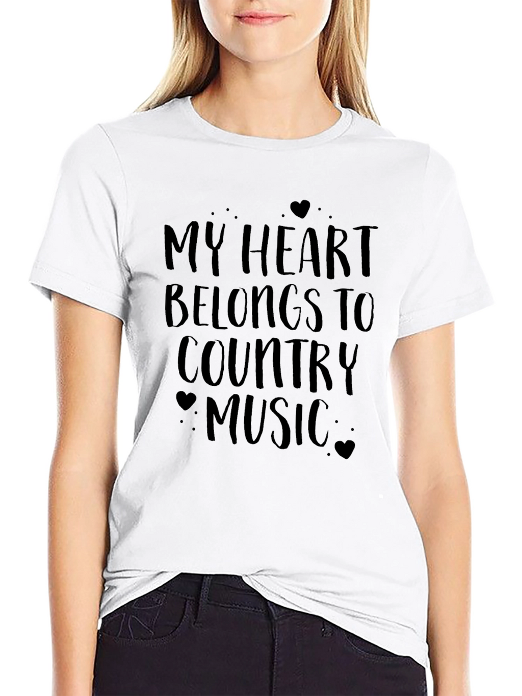 Country Music Heart Tee