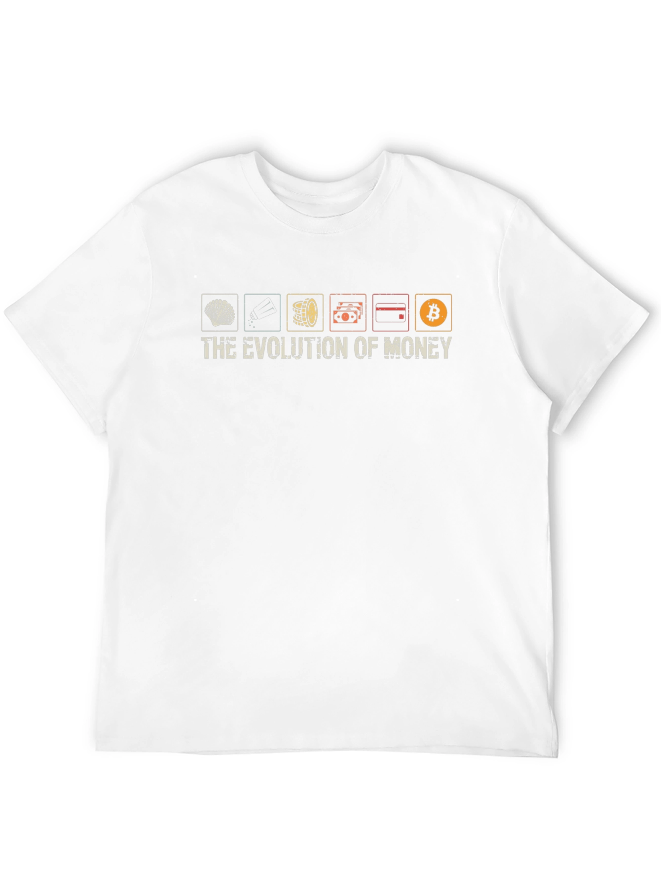 Evolution of Money Graphic Tee - Bitcoin Cryptocurrency