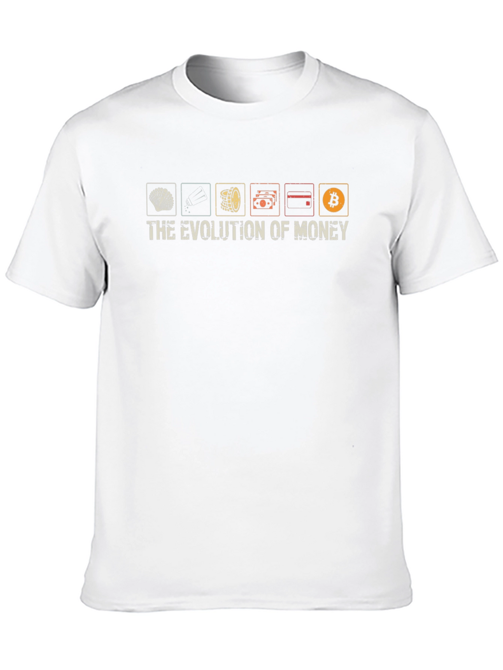 Evolution of Money Graphic Tee - Bitcoin Cryptocurrency