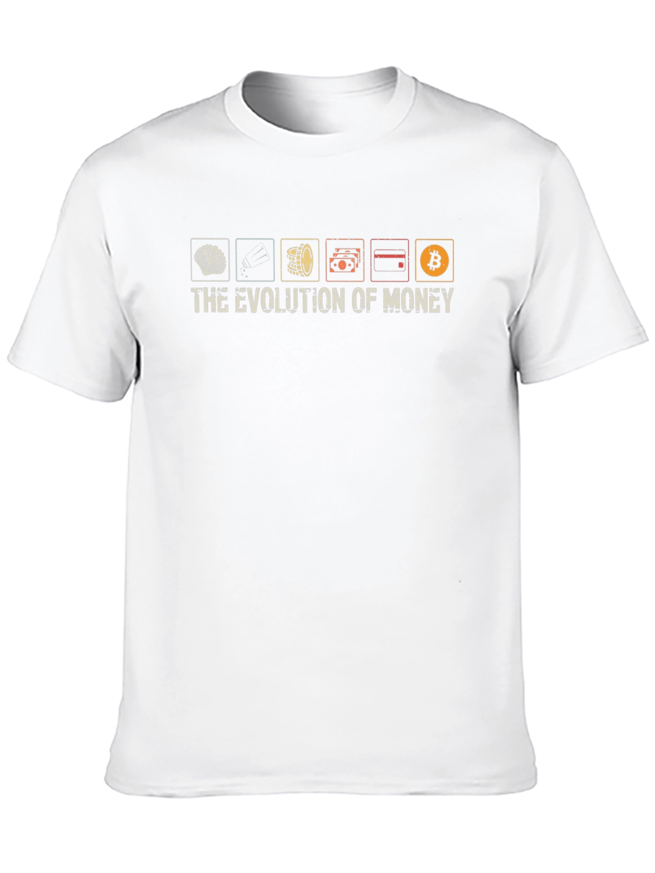 Evolution of Money Graphic Tee - Bitcoin Cryptocurrency