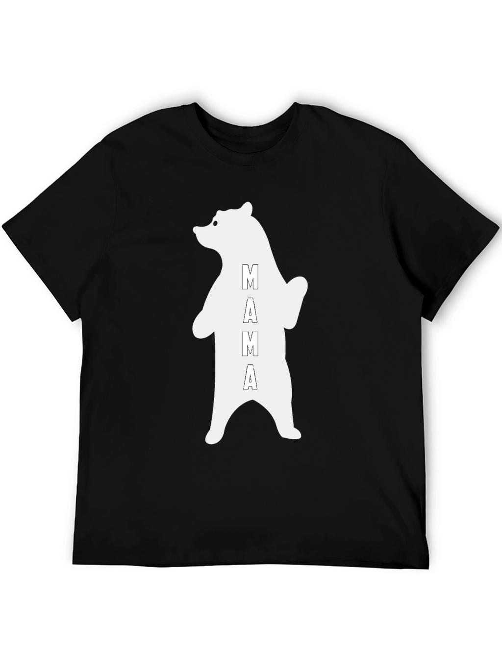 Mama Bear Graphic T-Shirt - Black