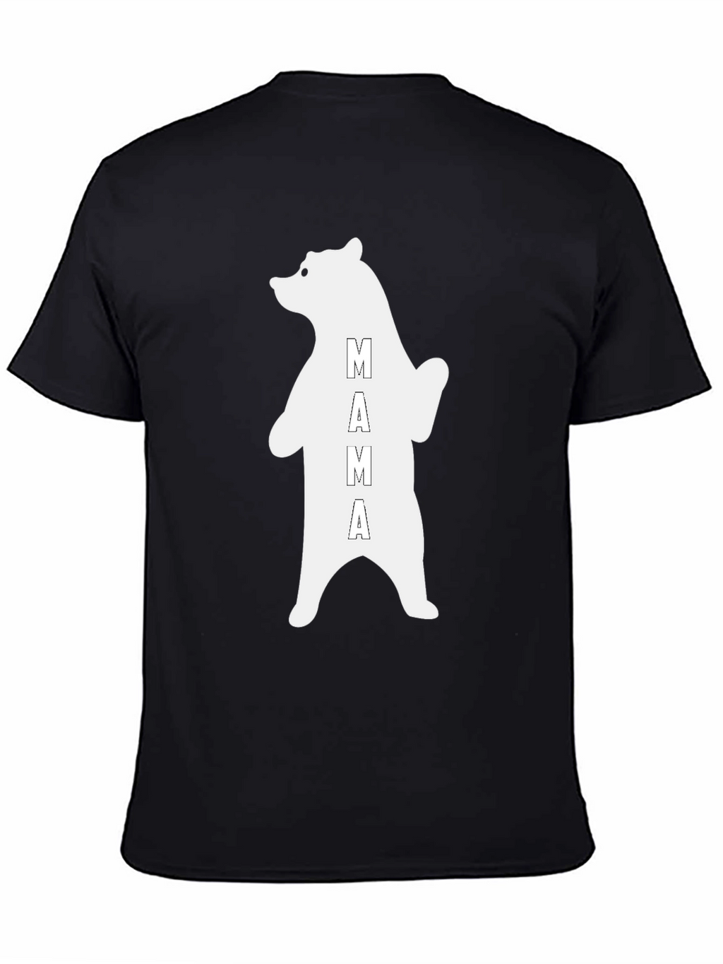 Mama Bear Graphic T-Shirt - Black
