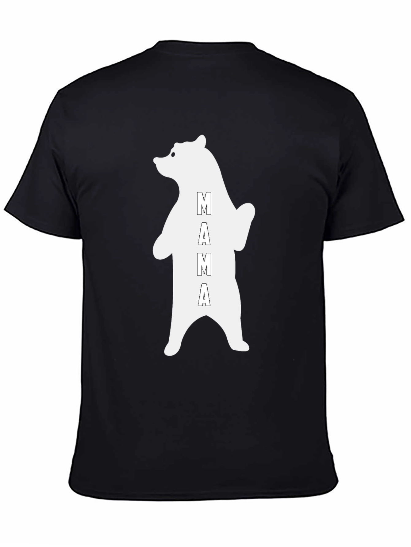 Mama Bear Graphic T-Shirt - Black