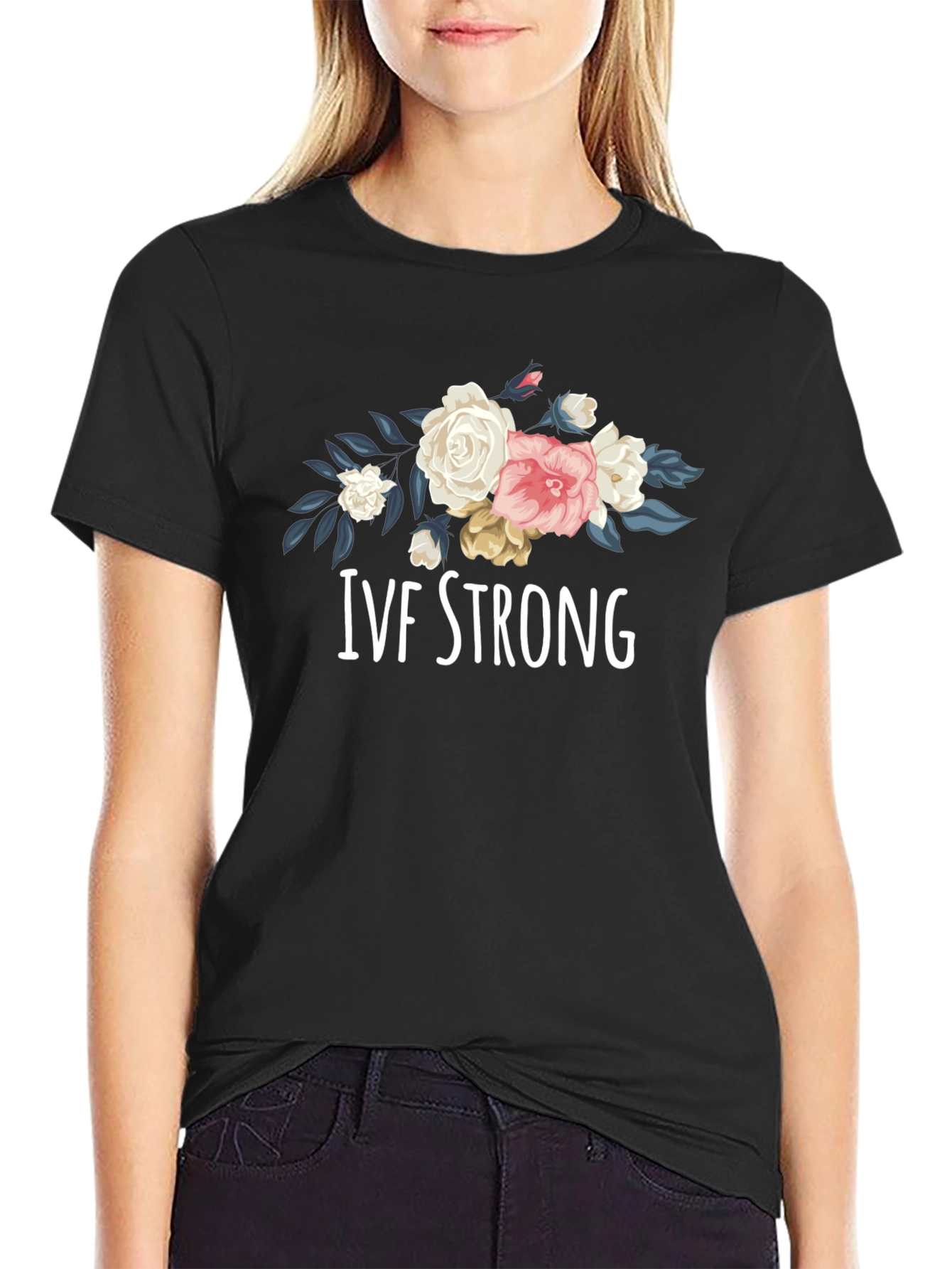 IVF Strong Floral T-Shirt