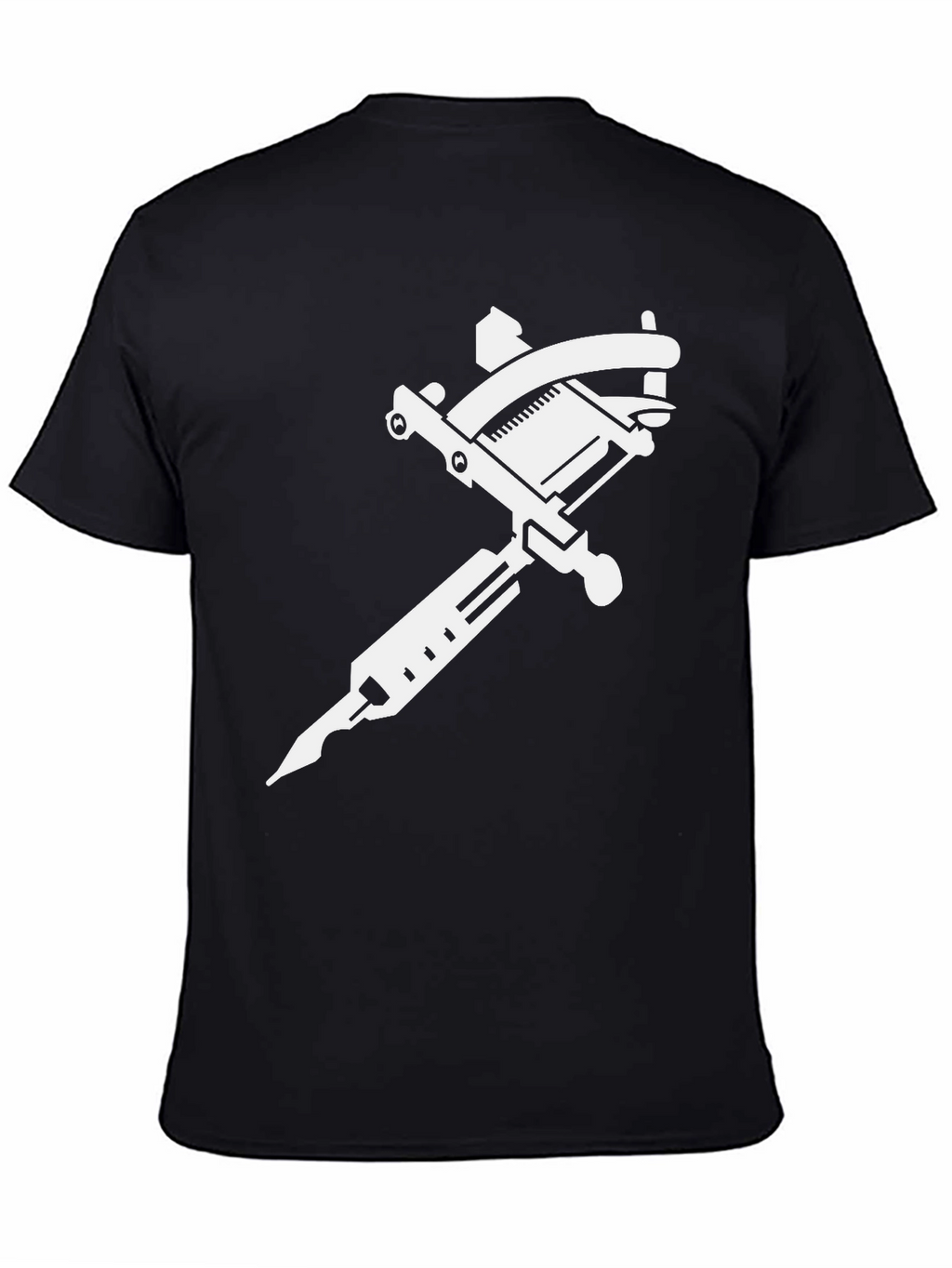 Black Tattoo Machine Graphic T-Shirt
