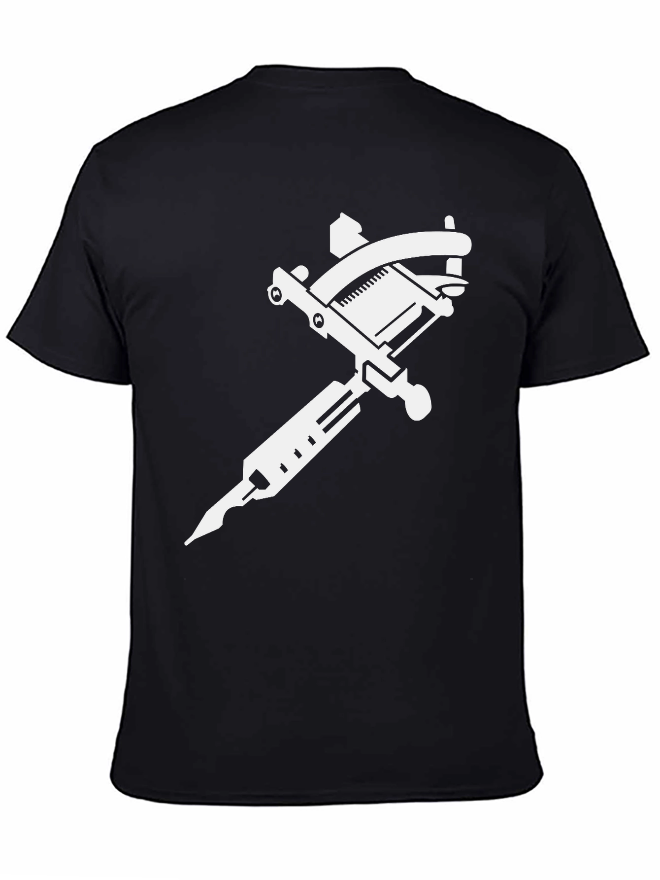 Black Tattoo Machine Graphic T-Shirt
