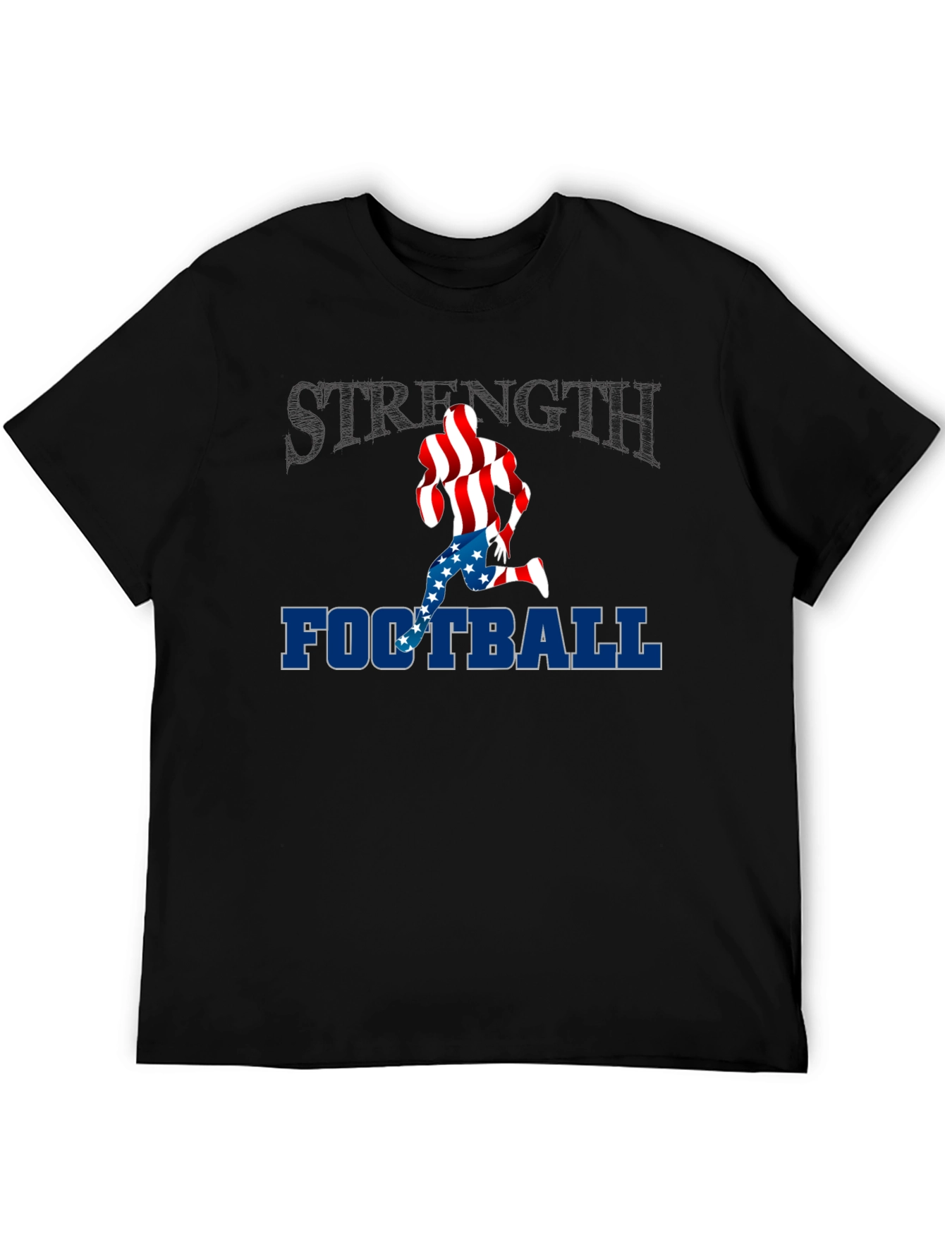 Strength Football Patriotic T-Shirt