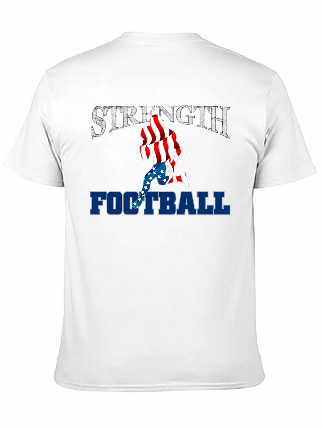 Strength Football Patriotic T-Shirt
