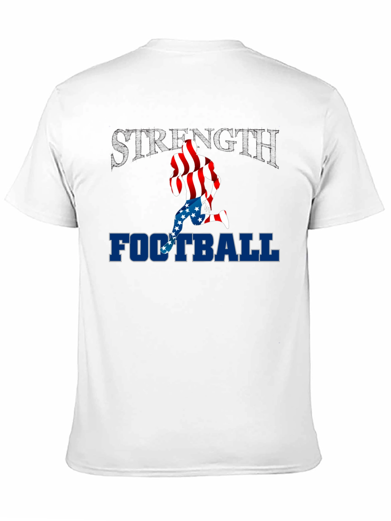 Strength Football Patriotic T-Shirt