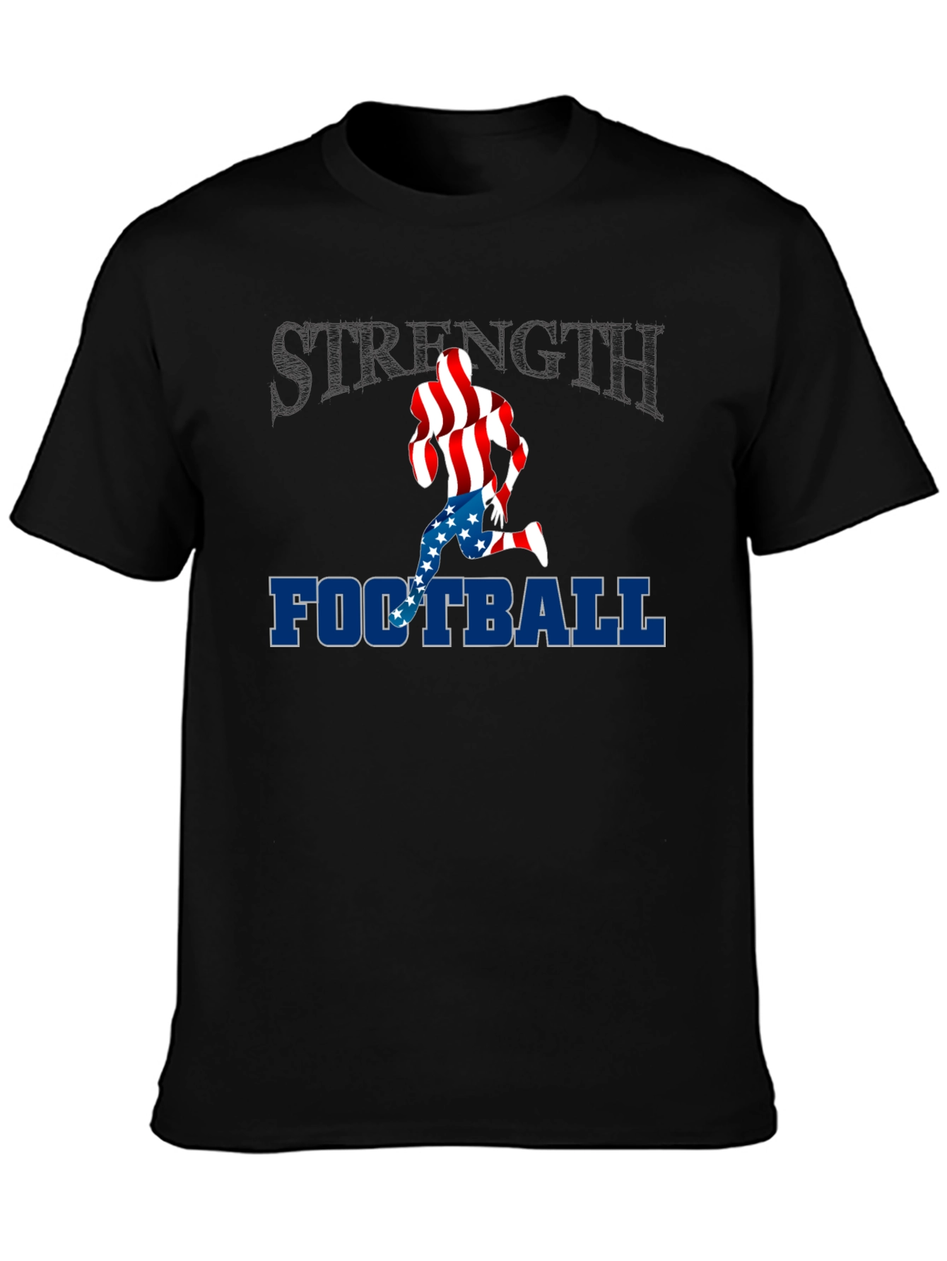Strength Football Patriotic T-Shirt