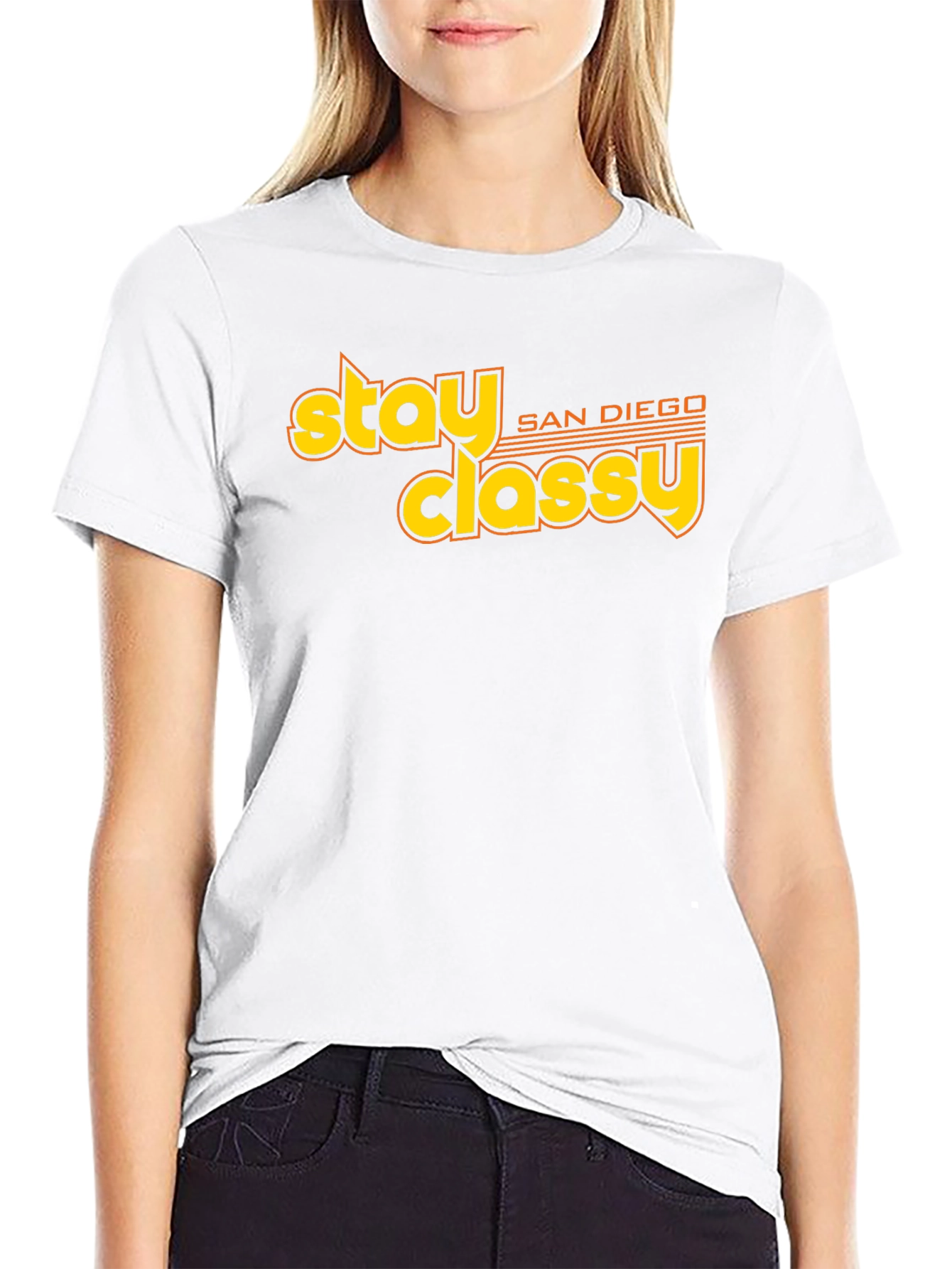 Stay Classy San Diego T-Shirt - Black