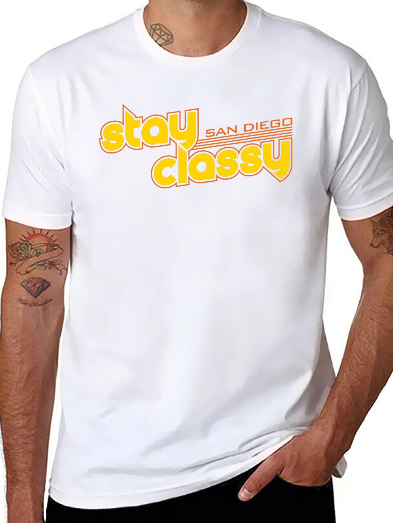 Stay Classy San Diego T-Shirt - Black