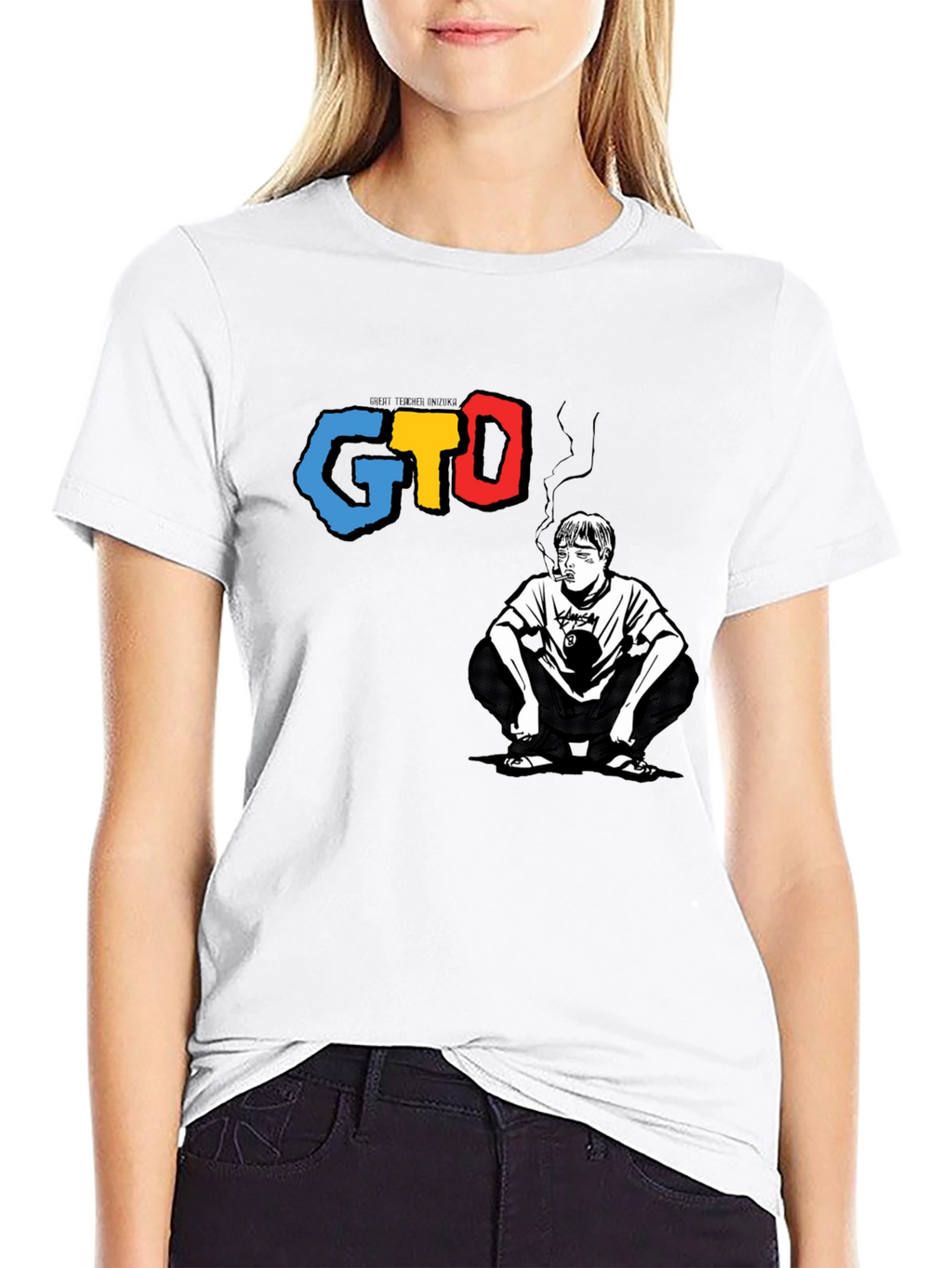 GTO Graphic Tee - Smoking Man Design