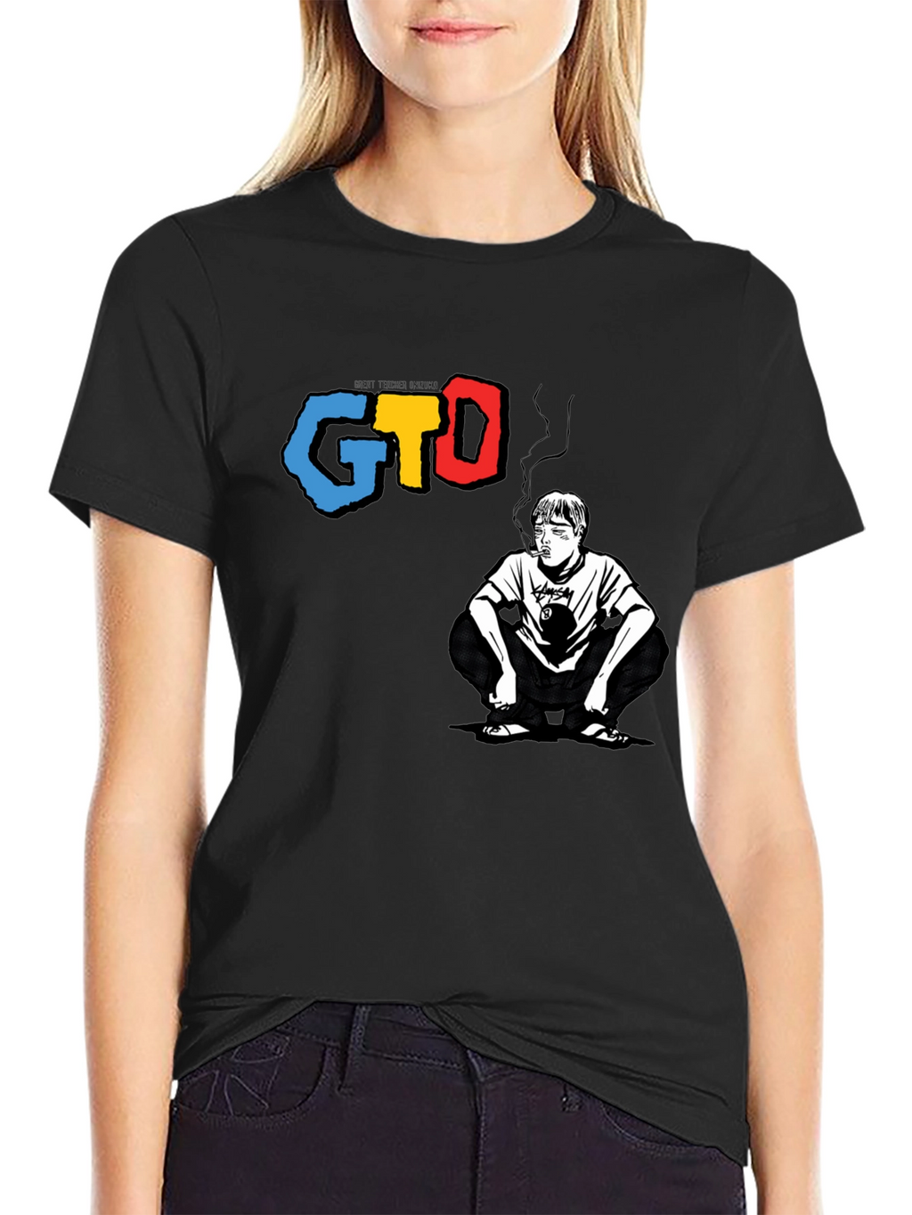 GTO Graphic Tee - Smoking Man Design