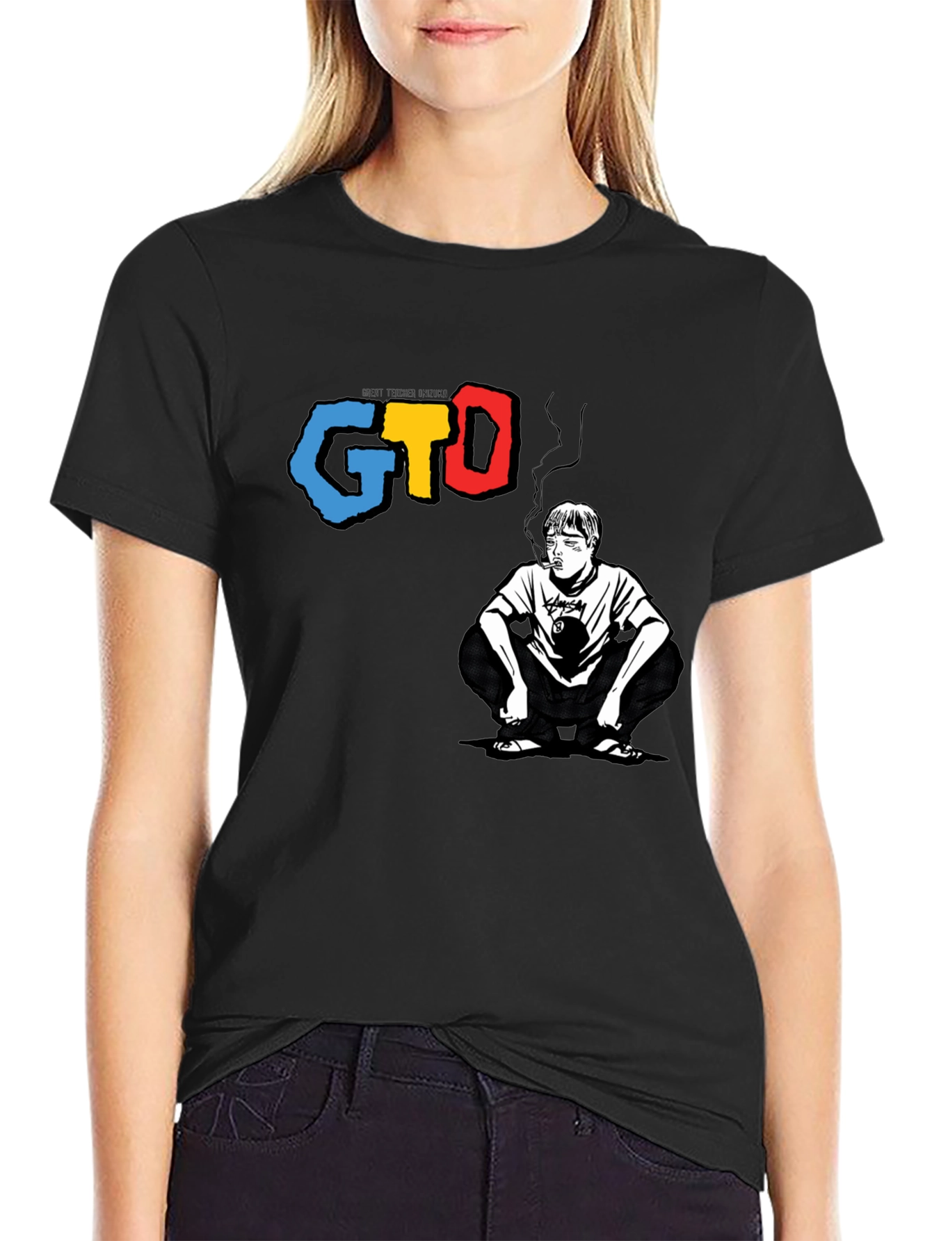 GTO Graphic Tee - Smoking Man Design