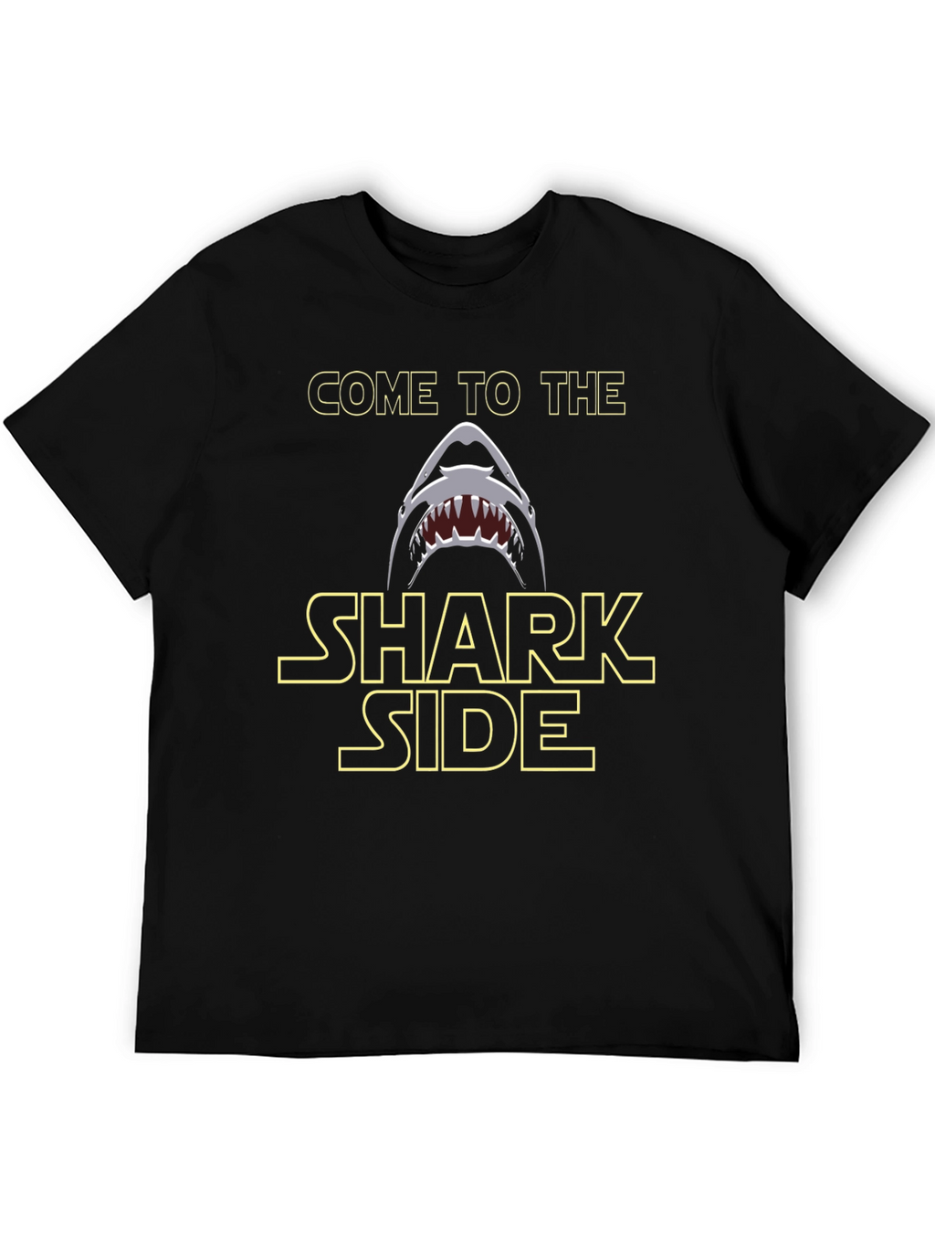 Shark Side Mens T-Shirt - Dark Humor Tee
