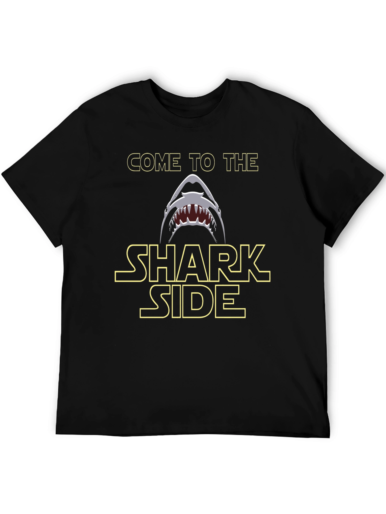 Shark Side Mens T-Shirt - Dark Humor Tee