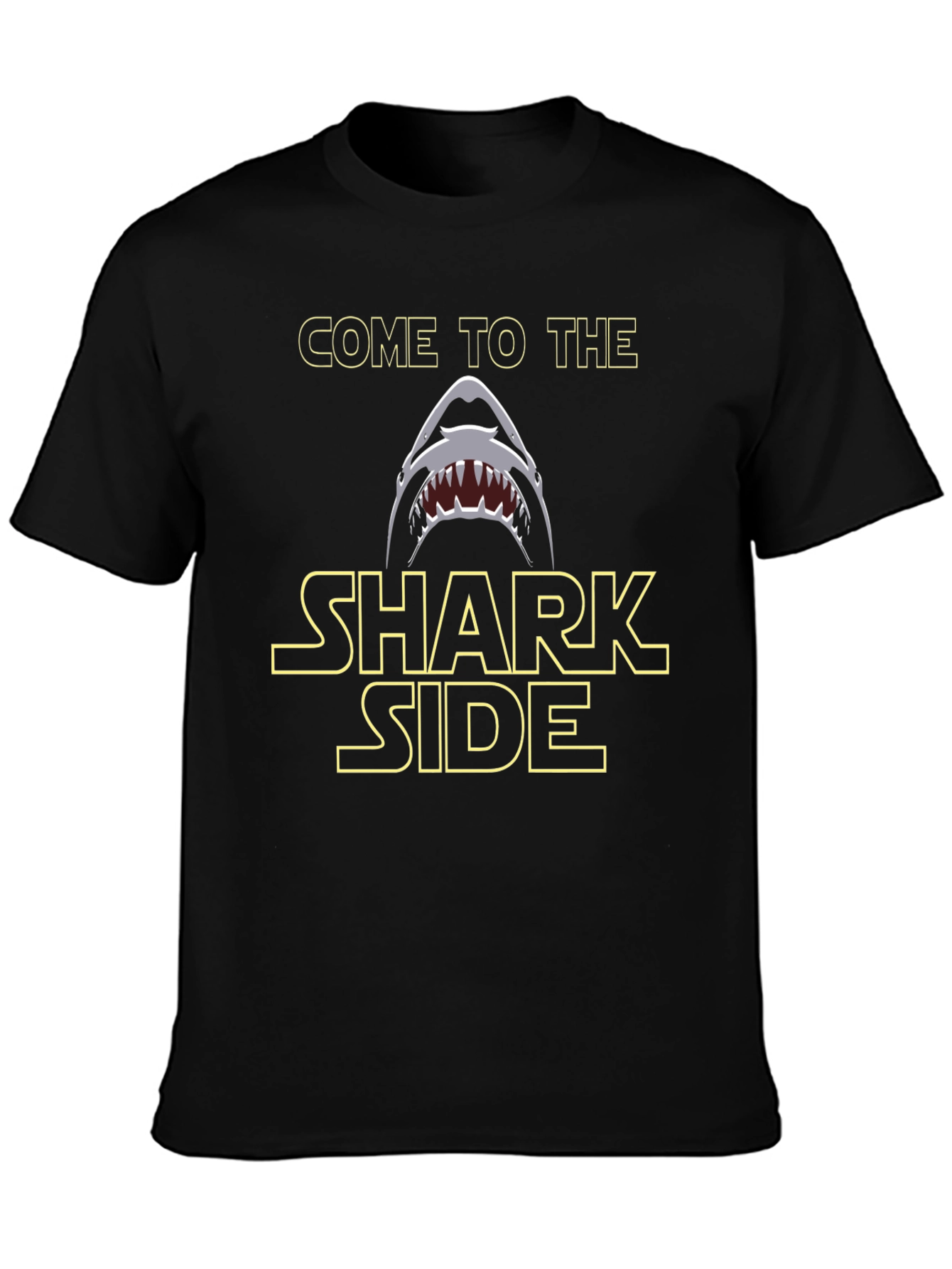 Shark Side Mens T-Shirt - Dark Humor Tee