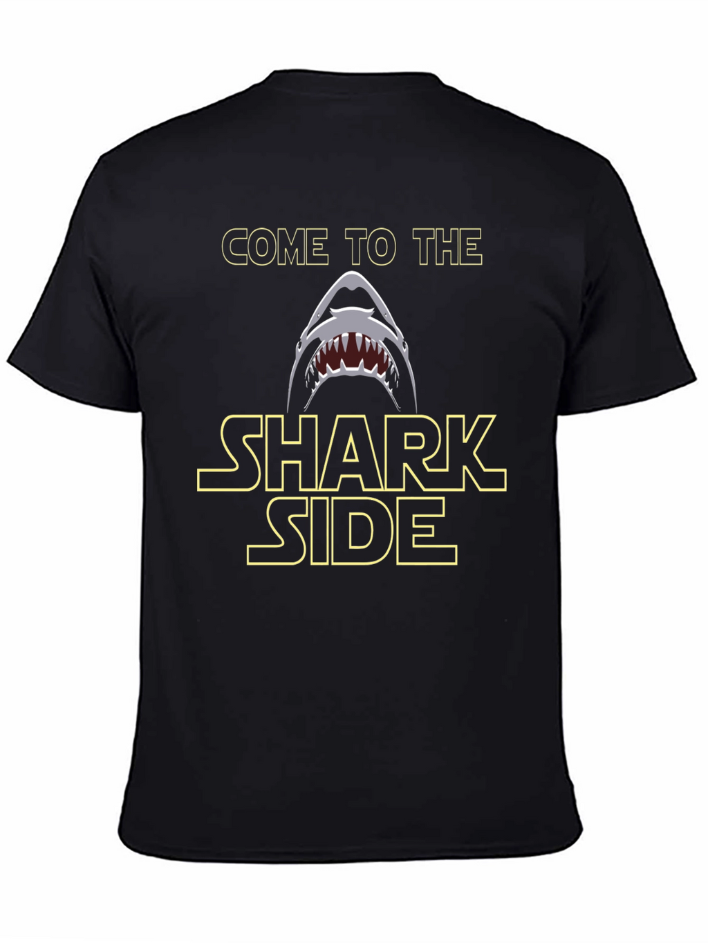 Shark Side Mens T-Shirt - Dark Humor Tee
