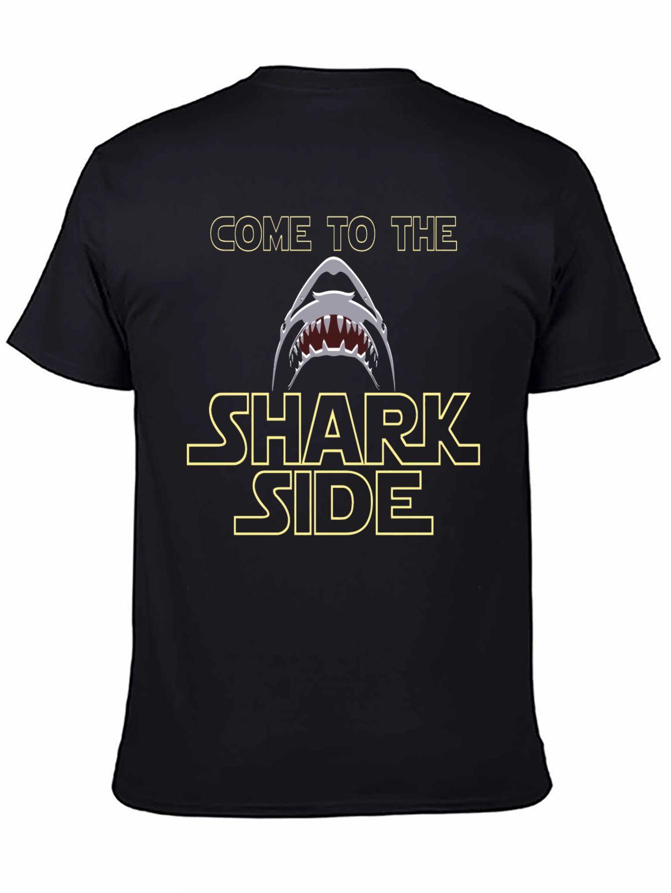 Shark Side Mens T-Shirt - Dark Humor Tee