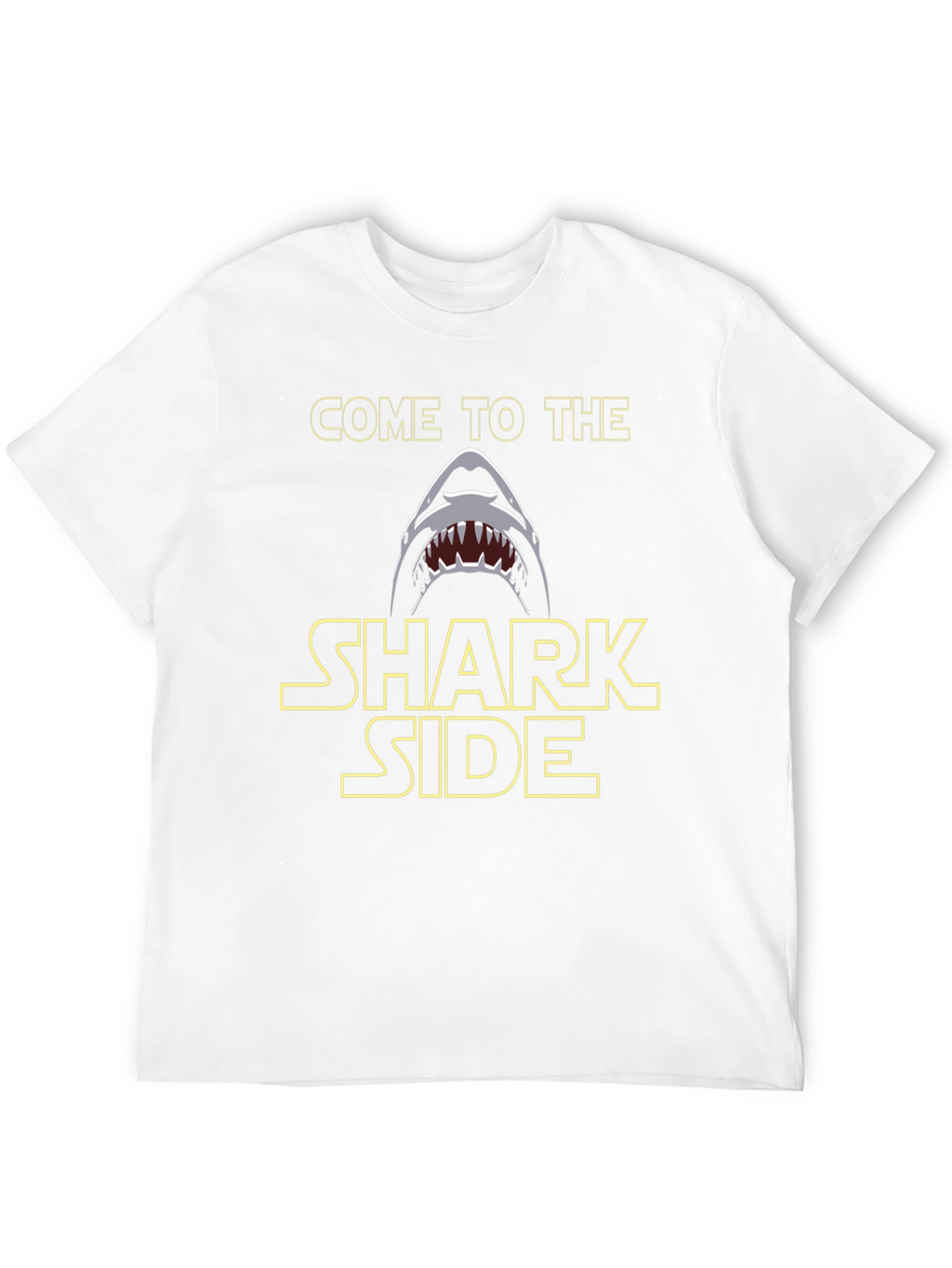 Shark Side Mens T-Shirt - Dark Humor Tee