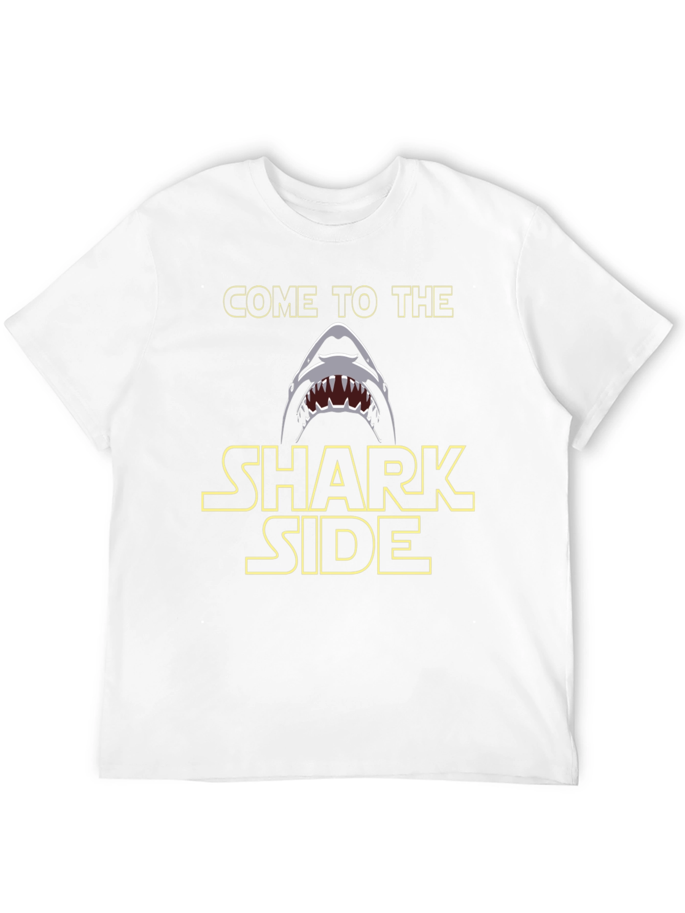 Shark Side Mens T-Shirt - Dark Humor Tee
