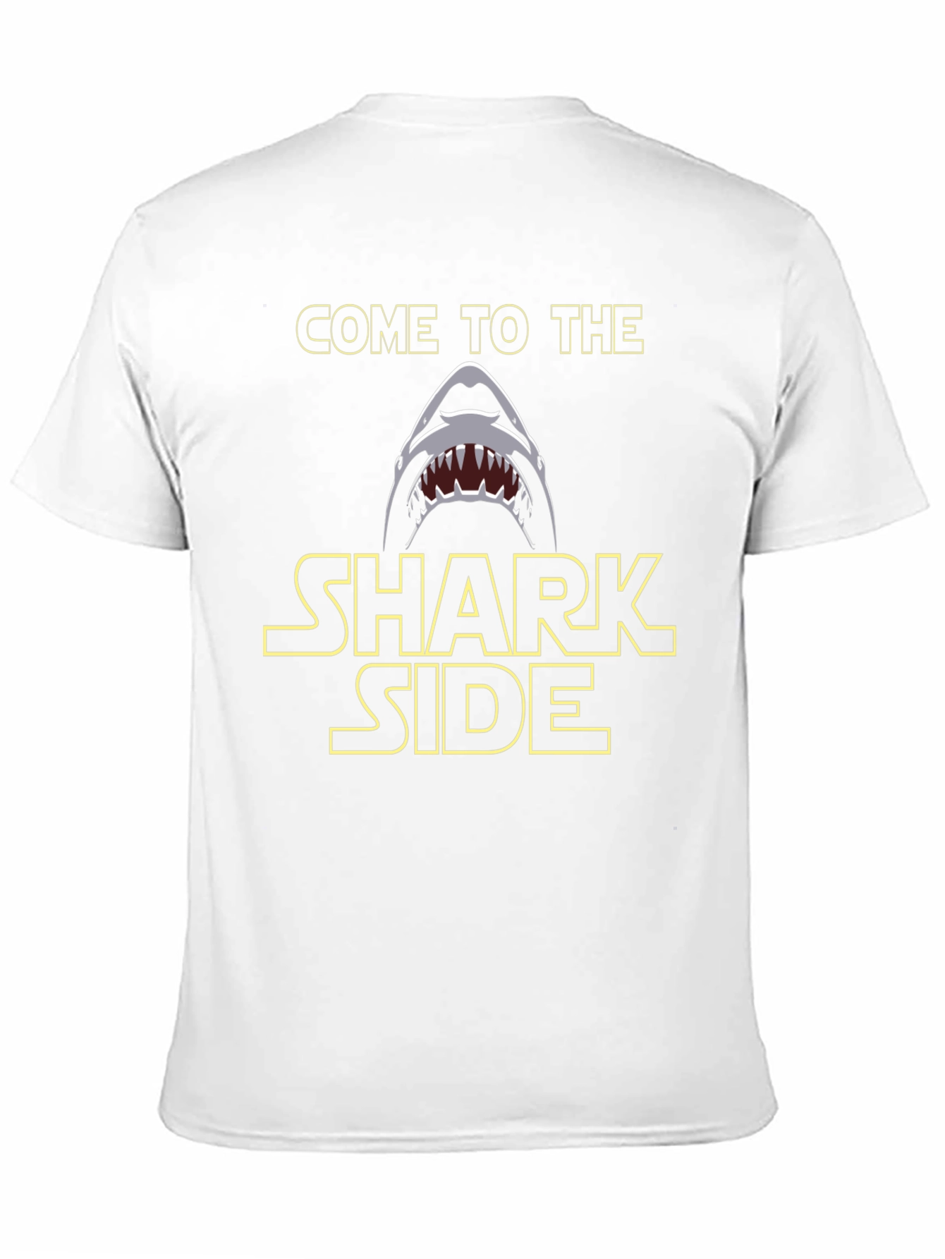 Shark Side Mens T-Shirt - Dark Humor Tee