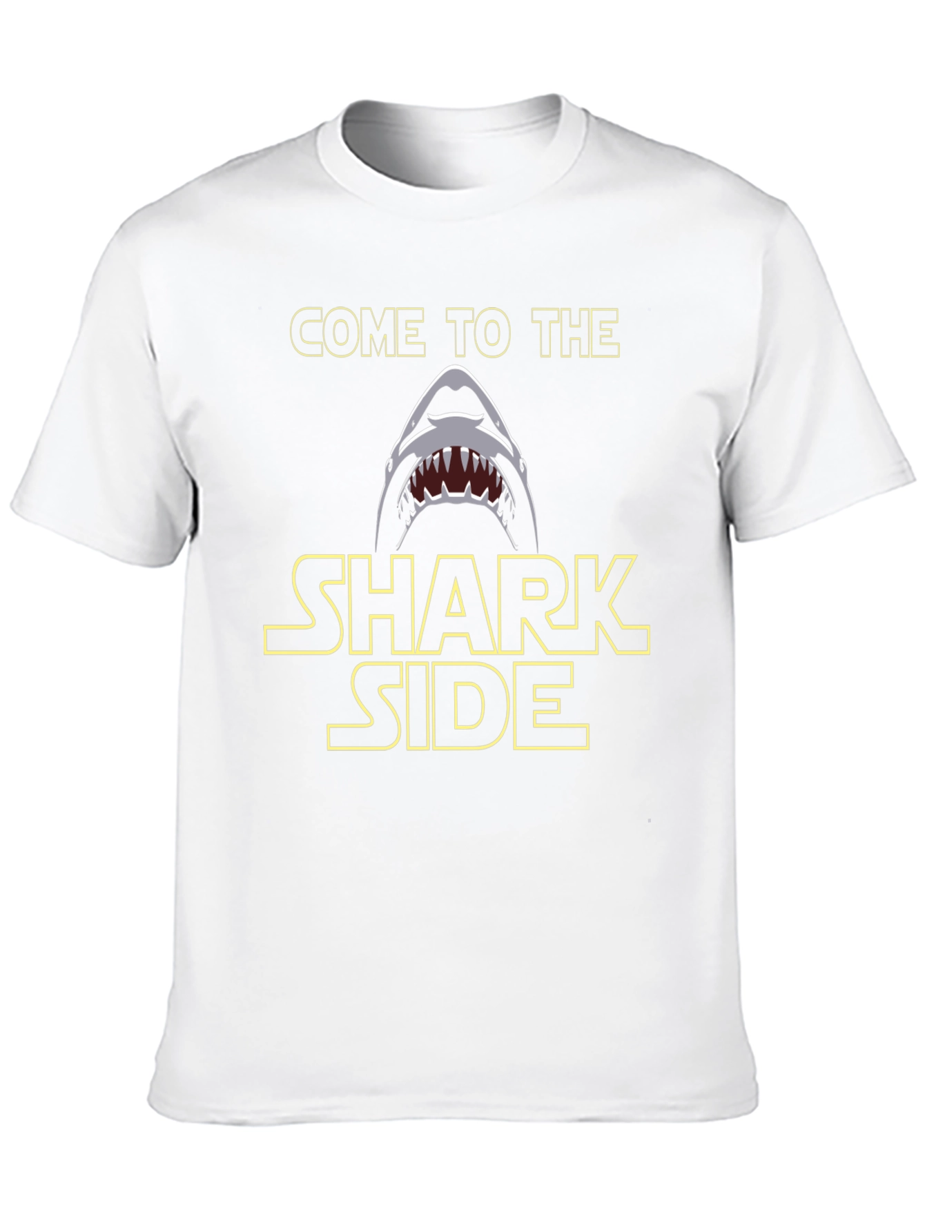 Shark Side Mens T-Shirt - Dark Humor Tee