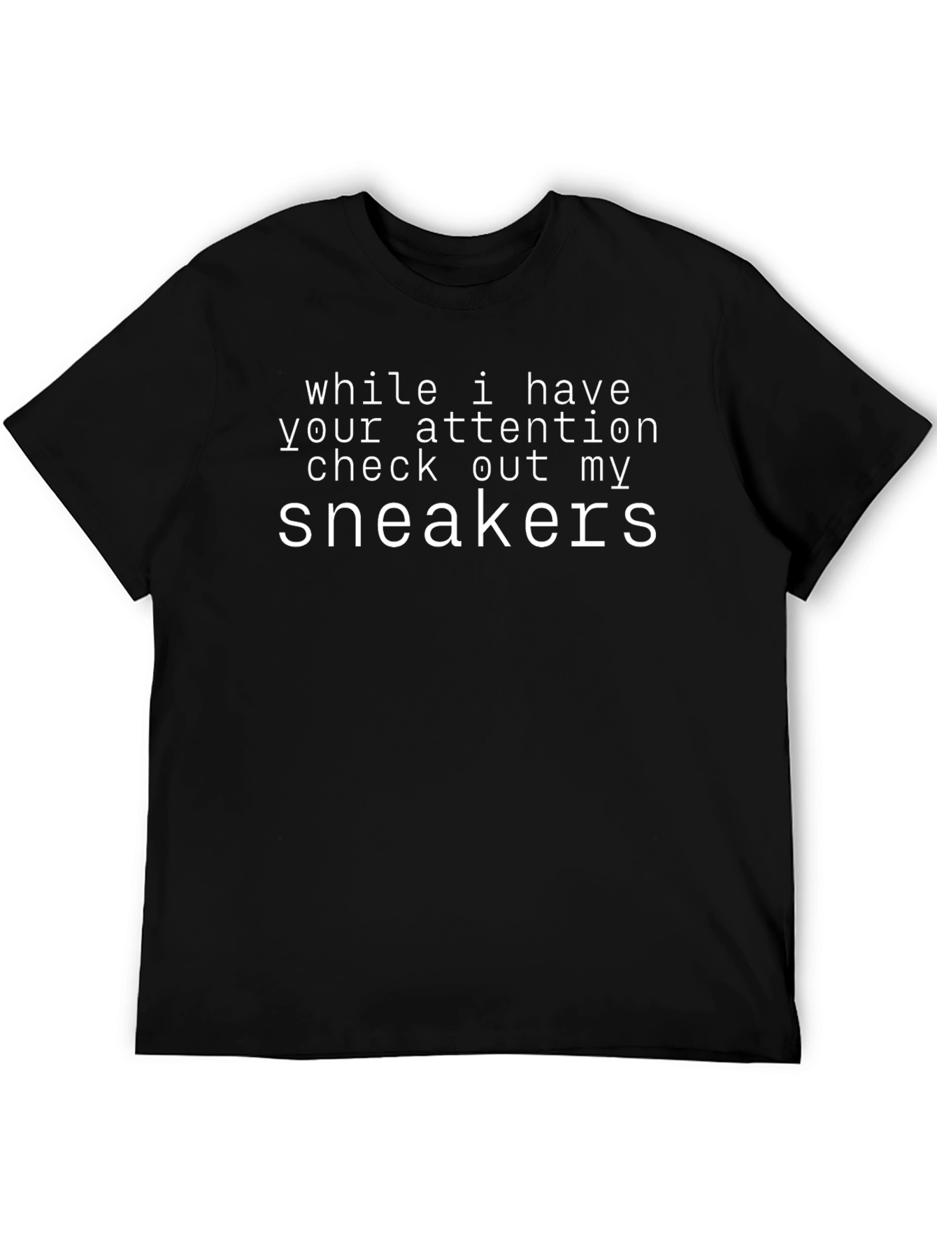 Sneakers Attention Funny Graphic Tee