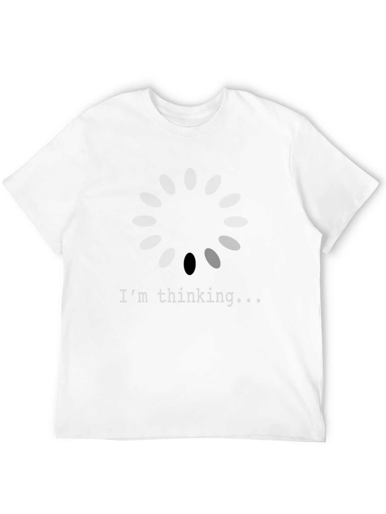 Im Thinking... Graphic Tee - Mens Black T-Shirt