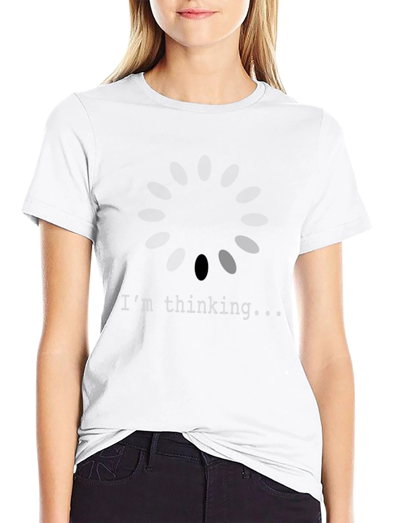 Im Thinking... Graphic Tee - Mens Black T-Shirt