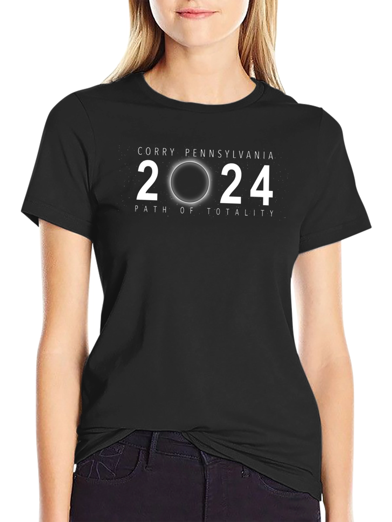 Corry Pennsylvania 2024 Total Solar Eclipse T-Shirt