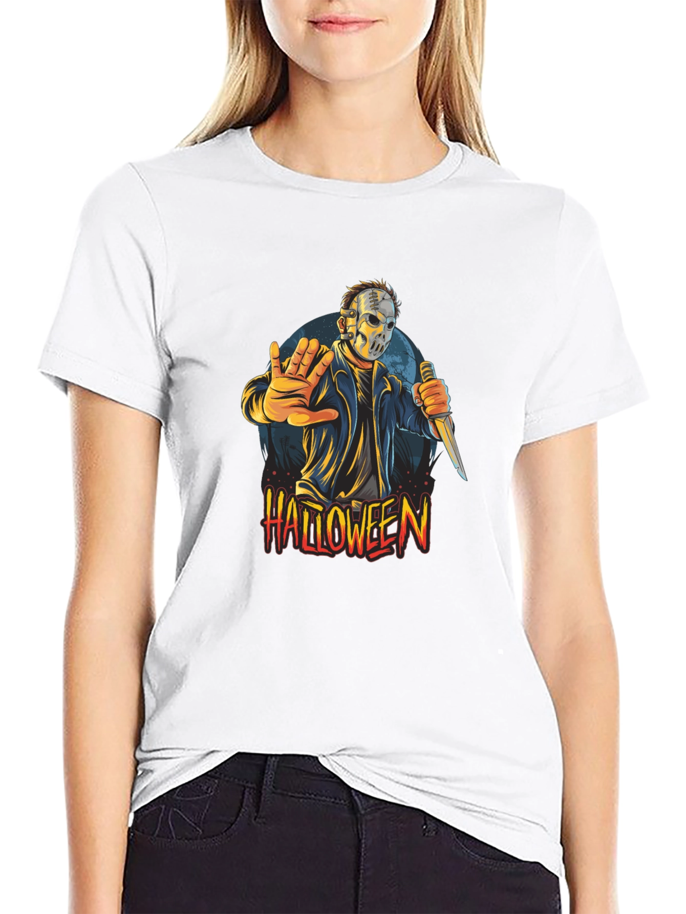 Halloween Horror T-Shirt: Jason Voorhees Graphic Tee