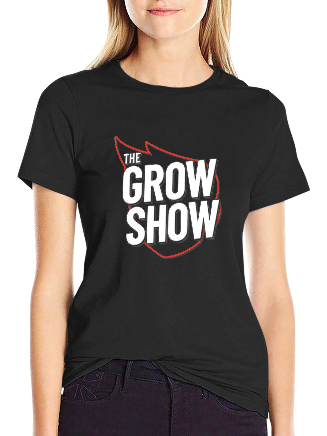 The Grow Show Black T-Shirt