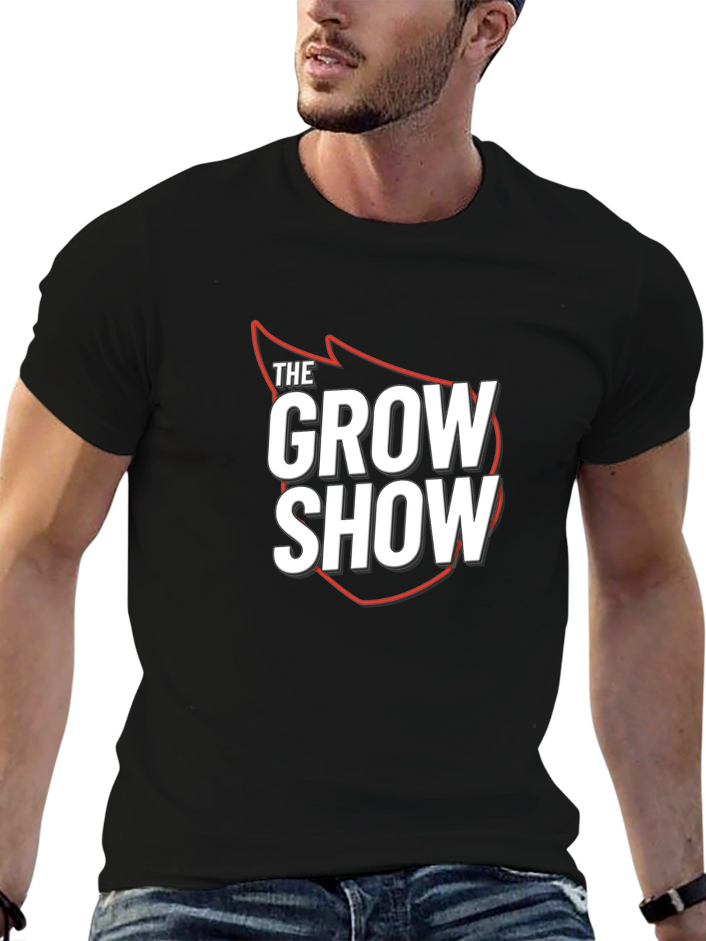The Grow Show Black T-Shirt