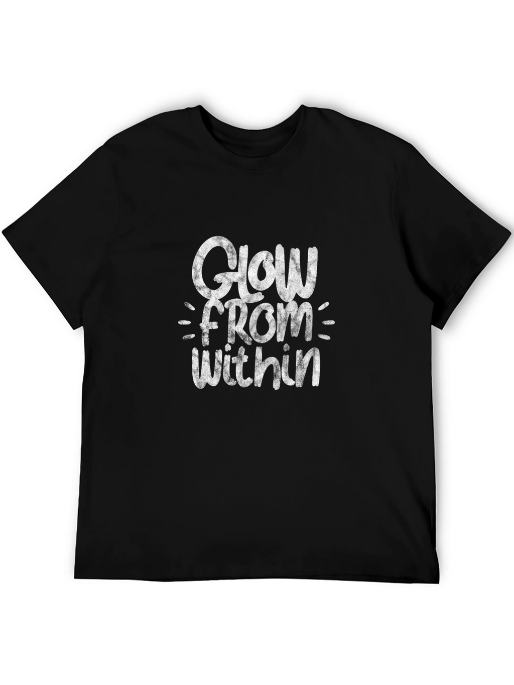 Glow From Within Black Graphic Tee