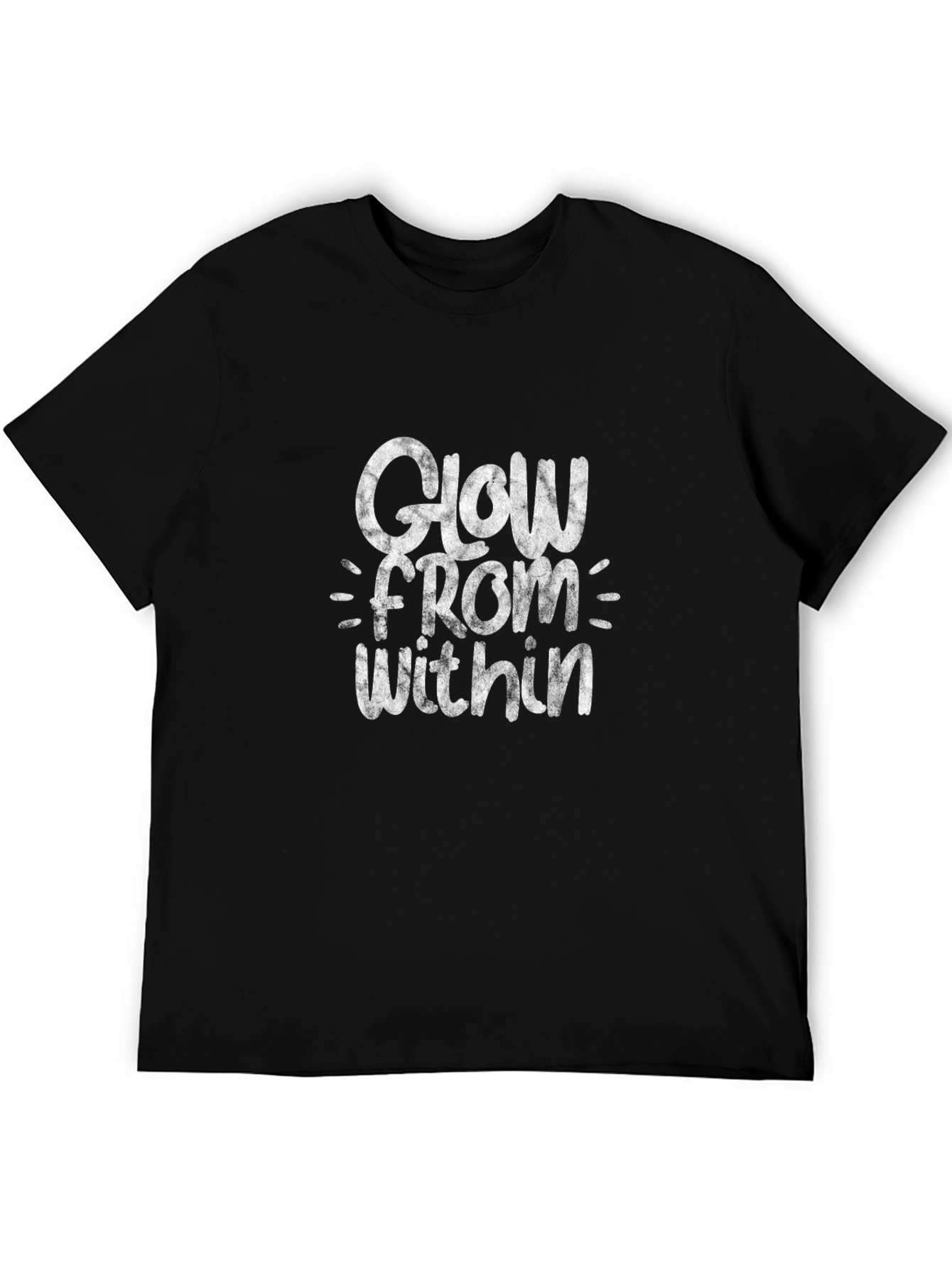 Glow From Within Black Graphic Tee