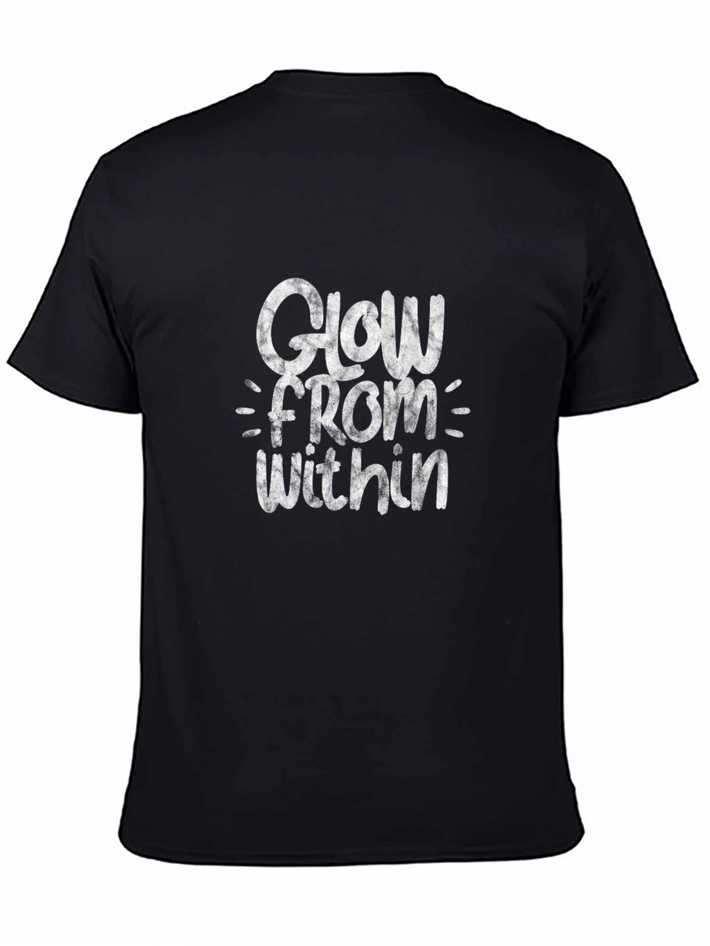 Glow From Within Black Graphic Tee
