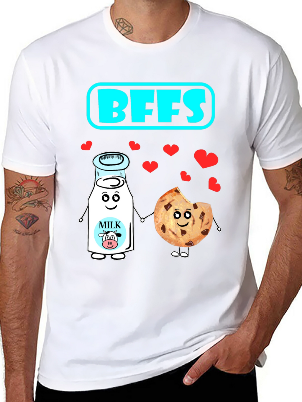BFFs Milk and Cookie Graphic Tee
