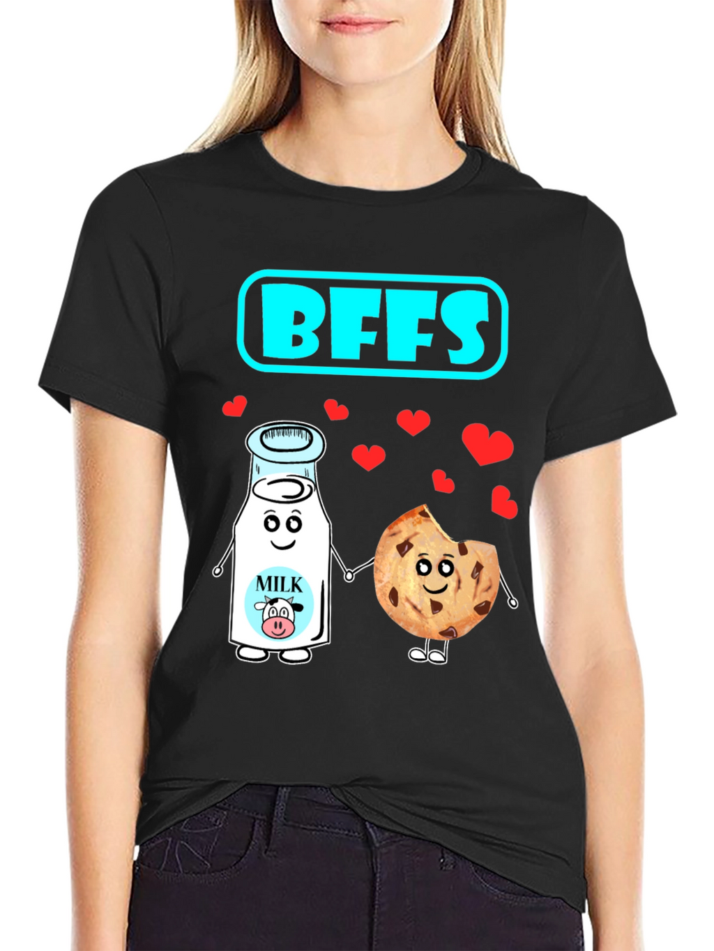 BFFs Milk and Cookie Graphic Tee