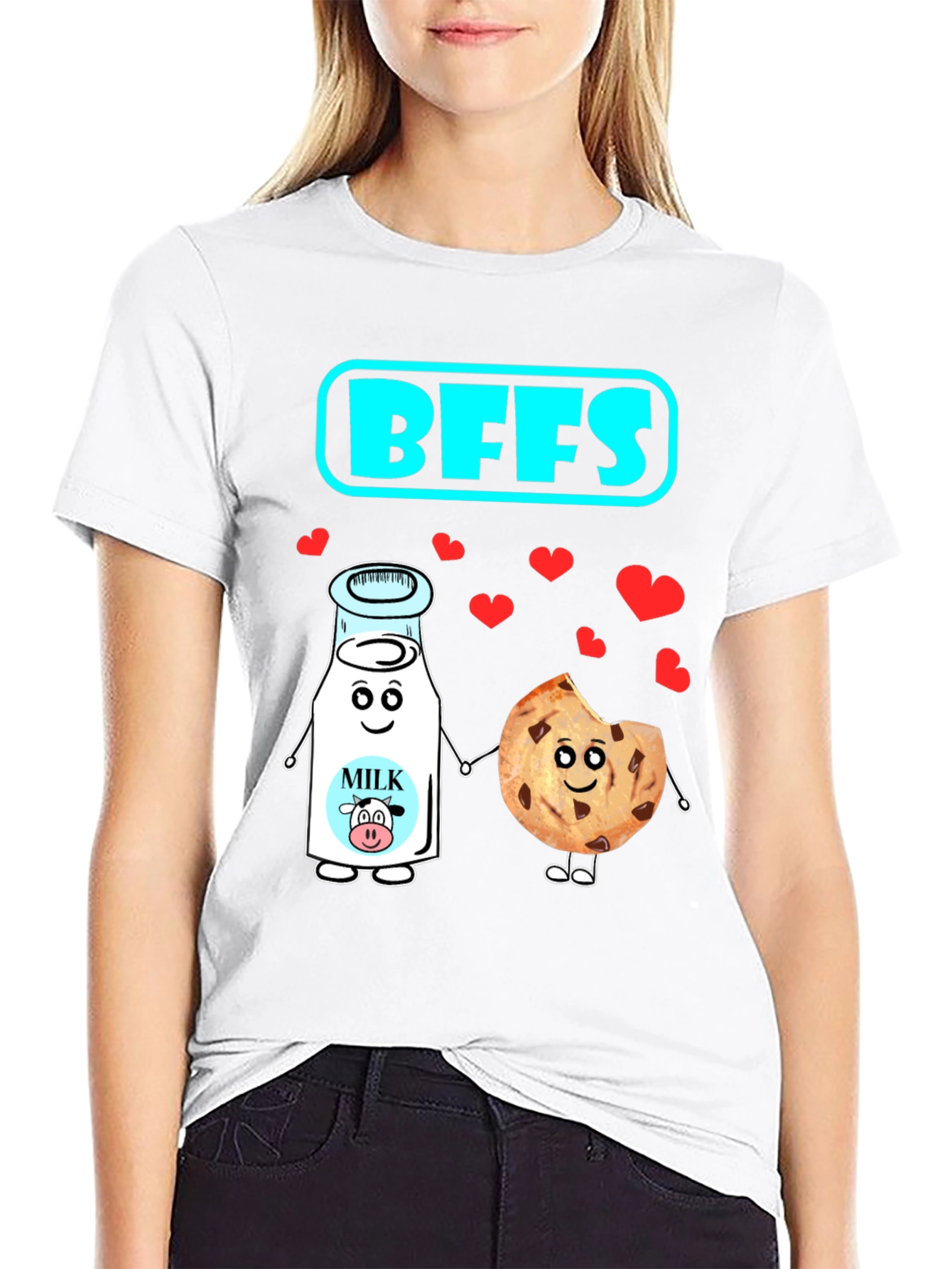 BFFs Milk and Cookie Graphic Tee