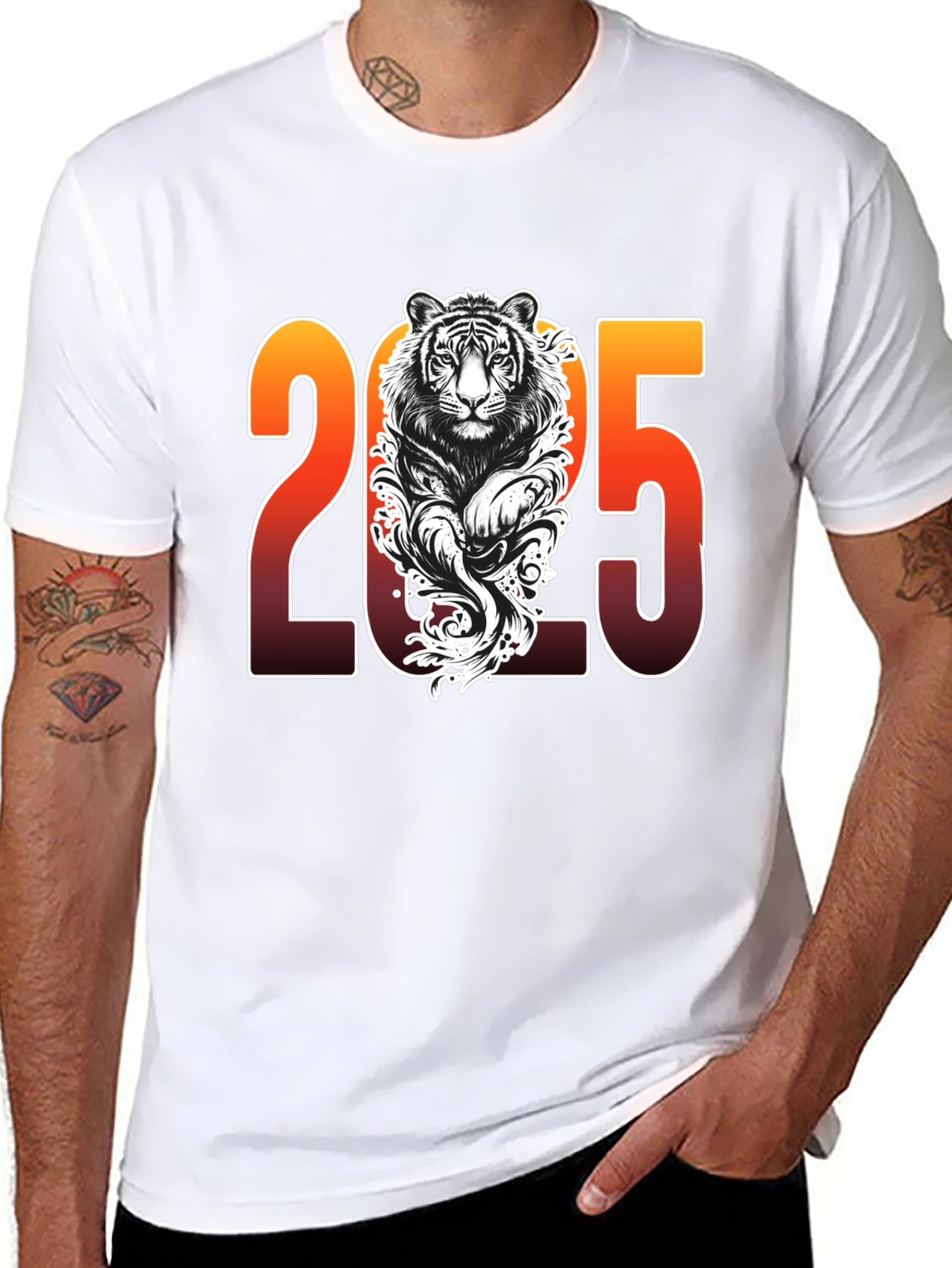 2025 Year of the Tiger Graphic T-Shirt