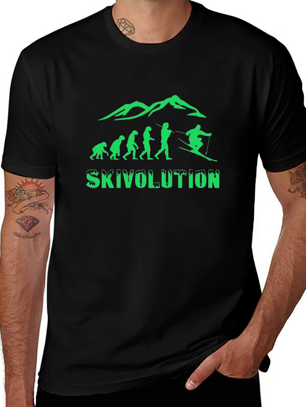Ski Evolution Graphic Tee - Skivolution T-Shirt